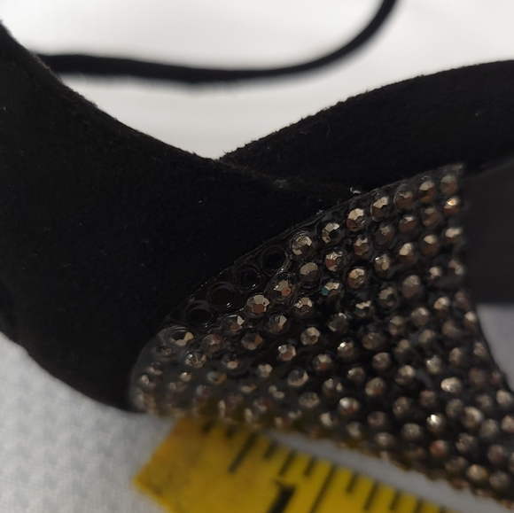 Fashion Nova Black Sequins Heel size 7.5 - Picture 9 of 10